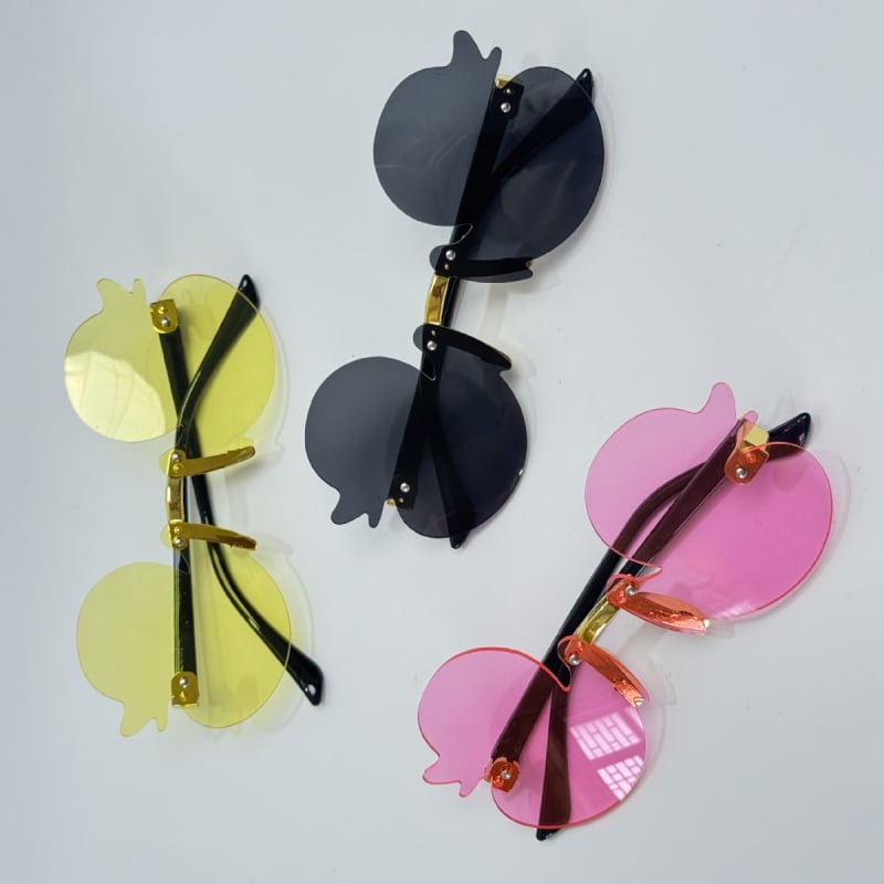 Bērnu bezrāmju saulesbrilles ar karikatūras motīvu - UV400, PC lēcas, PC rāmis, bez polarizācijas