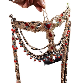 Etnički stil, ženski ukras za glavu od legure, ručno izrađeno, s resicama