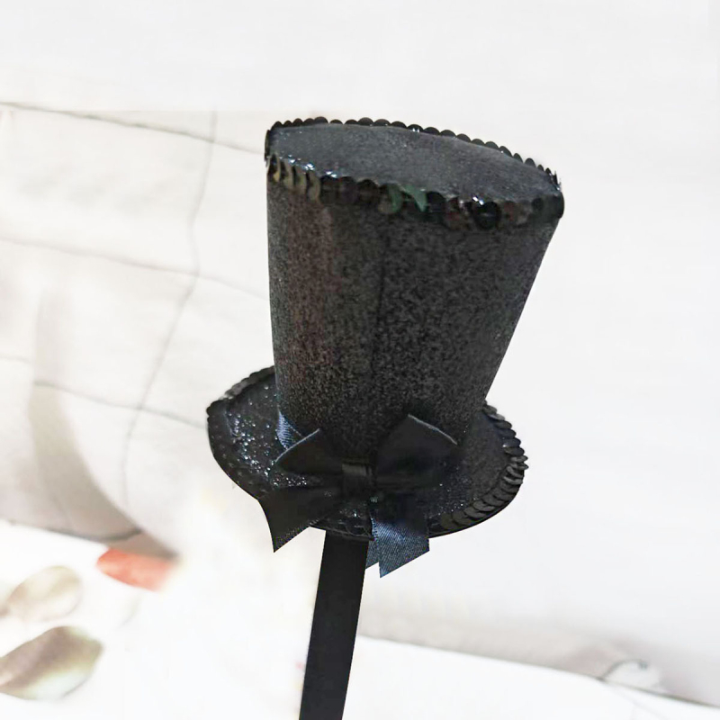 Helovīnu galvas lente ar režģa loku – roku darināts plastmasas kostīmu aksesuārs bērniem