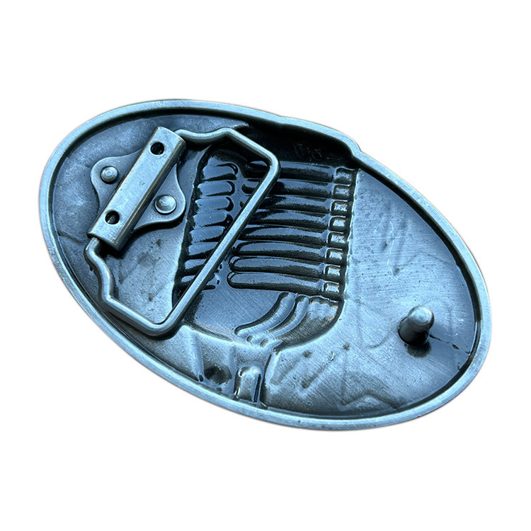 Αγκράφα ζώνης από κράμα ψευδαργύρου για άνδρες, λεία/πλακέ κούμπωμα, χειμώνας 2022