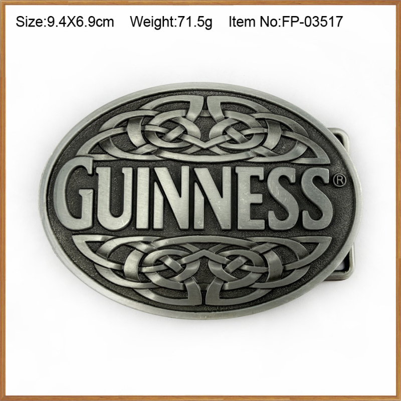 Коланова катарама с келтски мотив, модел 03503, сплав, гладка катарама, антично оловно покритие, персонализация на обработката: Да