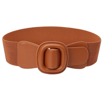 Еластичен колан за палто с декоративна катарама, универсален стил, дължина 80–100 см