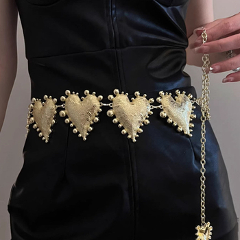 Μεταλλική ζώνη μέσης για γυναίκες, νέους, καλοκαίρι 2024