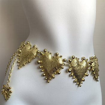 Μεταλλική ζώνη μέσης για γυναίκες, νέους, καλοκαίρι 2024