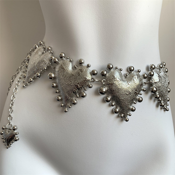 Μεταλλική ζώνη μέσης για γυναίκες, νέους, καλοκαίρι 2024