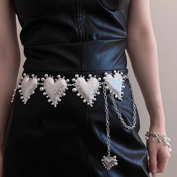 Μεταλλική ζώνη μέσης για γυναίκες, νέους, καλοκαίρι 2024