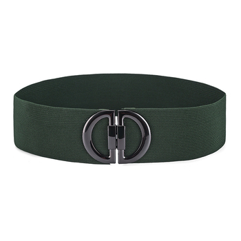 Γυναικείος διακοσμητικός ελαστικός ζωνάρι μέσης με αγκράφα, ευρύ κανβάς ζώνη για φορέματα, ρετρό απλό στυλ, μήκος 60–80 cm