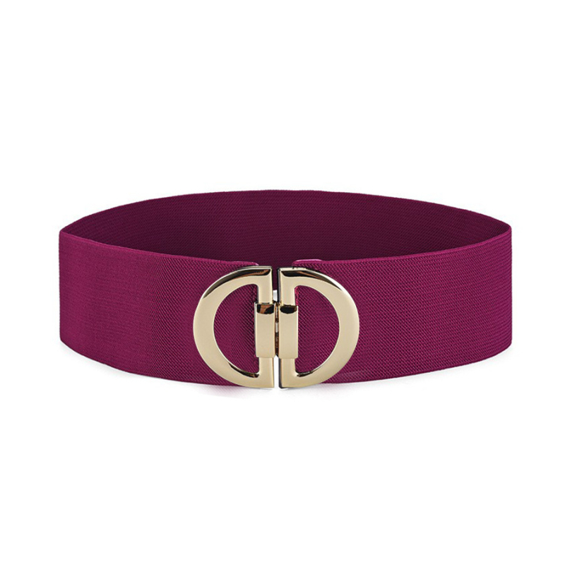 Γυναικείος διακοσμητικός ελαστικός ζωνάρι μέσης με αγκράφα, ευρύ κανβάς ζώνη για φορέματα, ρετρό απλό στυλ, μήκος 60–80 cm