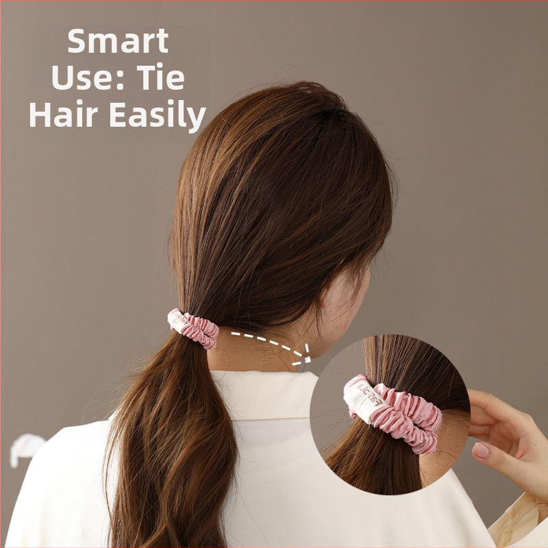 FaSoLa Σετ λαστιχάκια μαλλιών, Πολυεστέρας, 2 τεμ., Κορεατικό στυλ, Υψηλή ελαστικότητα