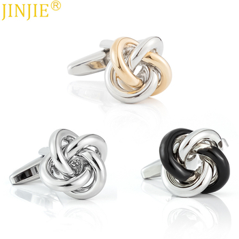 Κουμπαράκια μανικιών από χαλκό, Twist σχήμα, ηλεκτροπλατινωμένη επιφάνεια, στυλ μόδας/unisex, χωρίς κρύσταλλα