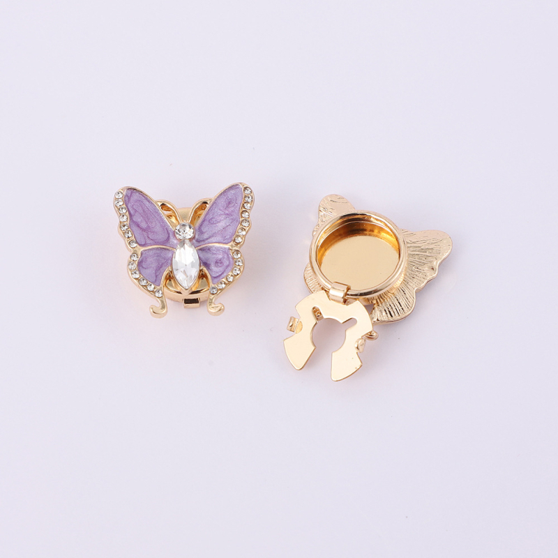 Γυναικείες μανσέτες με πεταλούδα και ζιργκόν, κράμα, κορεατικό στυλ, διαμαντοποίηση, δυνατότητα προσαρμογής