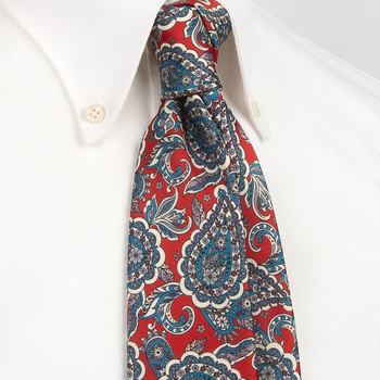 Γραβάτα με φλοράλ μοτίβο από πολυεστέρα-μεταξωτό, Unisex, στυλ βέλους, εκτύπωση, ατομικά συσκευασμένη