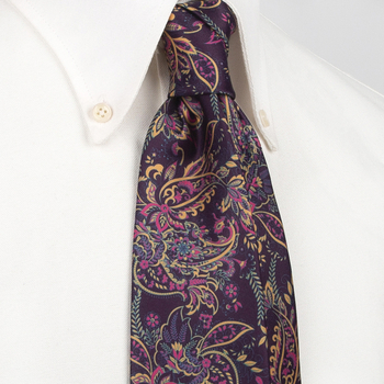 Γραβάτα με φλοράλ μοτίβο από πολυεστέρα-μεταξωτό, Unisex, στυλ βέλους, εκτύπωση, ατομικά συσκευασμένη