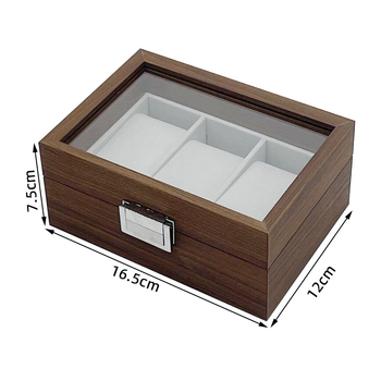 ENO ξύλινο κουτί αποθήκευσης ρολογιών με συσκευασία κοσμημάτων