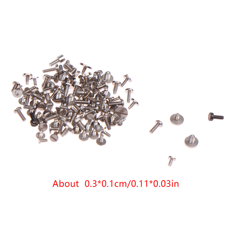 Βίδες μηχανισμού ρολογιού – βιομεταλλικές, γνήσιες, ποικιλία, περίπου 100 τεμάχια σε σακουλάκι