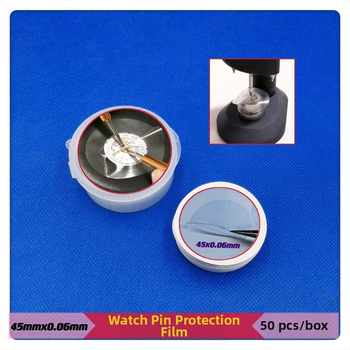 Zilan Φιλμ Προστασίας Ακίδας Ρολογιού, Σετ 50 Τεμαχίων από Πλαστικό για Εργαλείο Επισκευής Ρολογιών, Καθαρό Βάρος 0,028