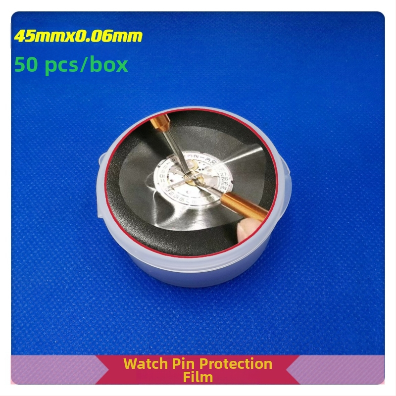 Zilan Φιλμ Προστασίας Ακίδας Ρολογιού, Σετ 50 Τεμαχίων από Πλαστικό για Εργαλείο Επισκευής Ρολογιών, Καθαρό Βάρος 0,028