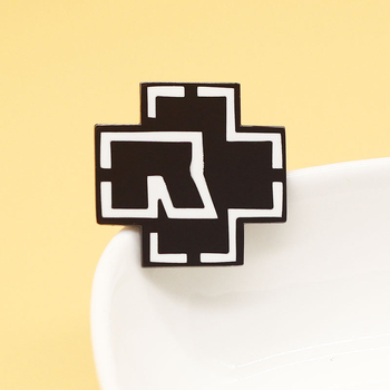 Μεταλλική γεωμετρική καρφίτσα με φινίρισμα σταγόνων λαδιού για μνήμη και διακόσμηση