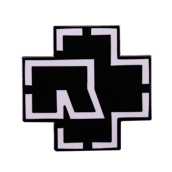 Μεταλλική γεωμετρική καρφίτσα με φινίρισμα σταγόνων λαδιού για μνήμη και διακόσμηση