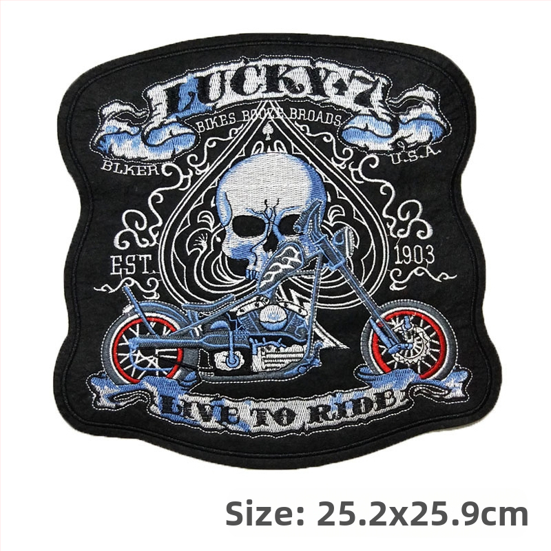 Vyšívaná nášivka – farebný karikatúrny veľký motív na filcovom materiáli, určená na kabáty, dámske odevy, svetre, tašky a domáce textílie | Značka Beautiful