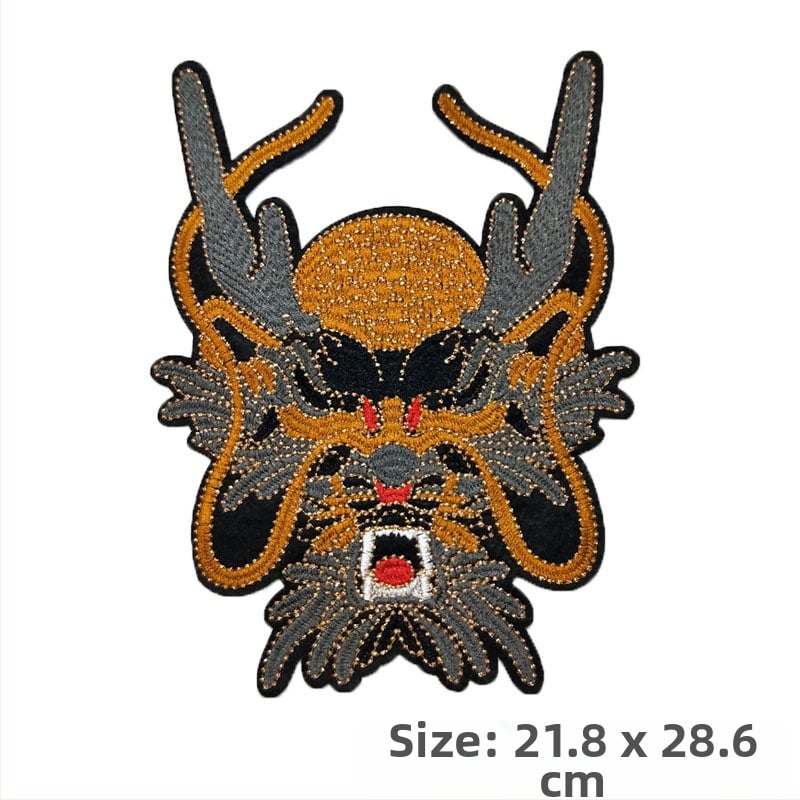 Κέντημα – Μεγάλο πολύχρωμο cartoon μοτίβο σε φελτ, κατάλληλο για παλτό, γυναικείες ενδύσεις, πουλόβερ, τσάντες και οικιακό ύφασμα | Μάρκα Beautiful