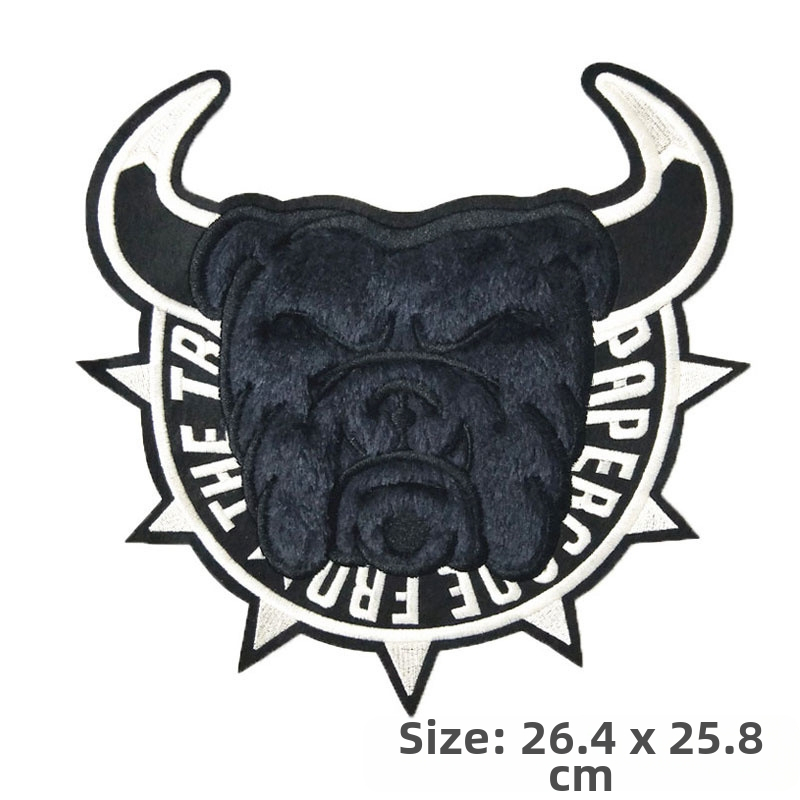 Κέντημα – Μεγάλο πολύχρωμο cartoon μοτίβο σε φελτ, κατάλληλο για παλτό, γυναικείες ενδύσεις, πουλόβερ, τσάντες και οικιακό ύφασμα | Μάρκα Beautiful