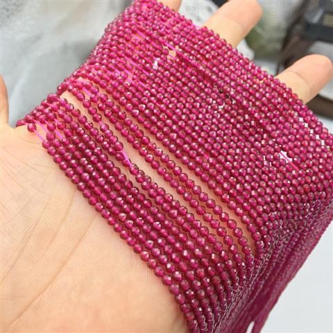 Mărgele libere din spinel negru, tăiate cu fațe, tratate perlat, componente semi-finite pentru bijuterii din cristal