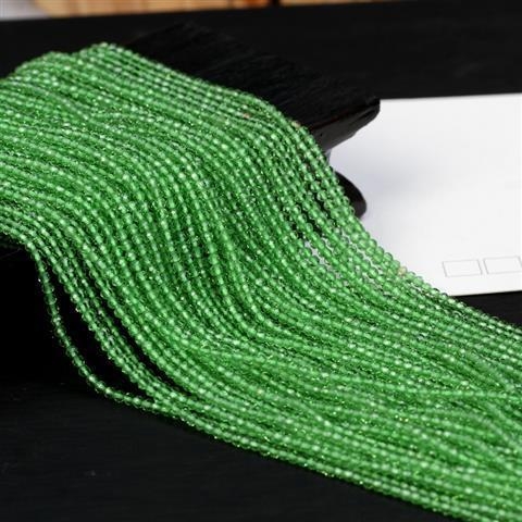 Mărgele libere din spinel negru, tăiate cu fațe, tratate perlat, componente semi-finite pentru bijuterii din cristal