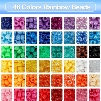 Σετ DIY Κοσμημάτων για Παιδιά — Πλαστικές Χάντρες και Χάντρες Γράμματος, Αξεσουάρ σε Κουτί, Φιλική προς το Περιβάλλον Παραγωγή, Φυσικό Στυλ