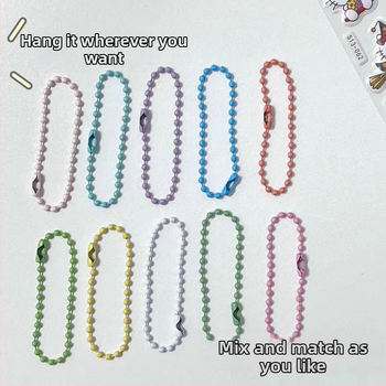 Метална висулка от топчеста верига с покритие от изпичана боя, персонализируема, Puppet Hardware, произход Wenzhou