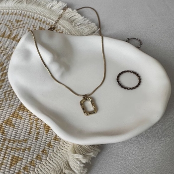 Γύψινη πλάκα επίδειξης κοσμημάτων με ρετρό γαλλικό ανάγλυφο, καλλιτεχνικό στυλ