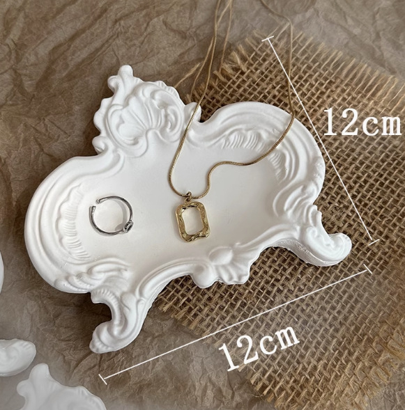 Γύψινη πλάκα επίδειξης κοσμημάτων με ρετρό γαλλικό ανάγλυφο, καλλιτεχνικό στυλ