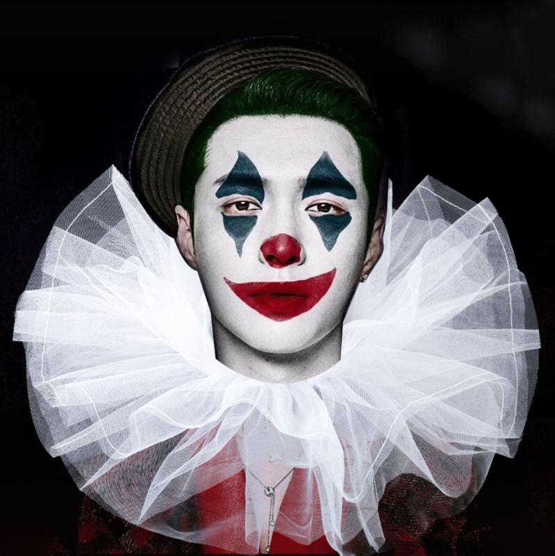 Δίκτυωτή φουσκωτή ψεύτικη κολάρα λαιμού για Χάλογουίν και masquerade – Αξεσουάρ φωτογράφισης (Υλικό: Δίκτυο; Εσωτερική επένδυση: Πολυεστέρας; Μονόχρωμο σχέδιο; Στυλ: Μοντέρνο; Σεζόν: Χειμώνας 2024)