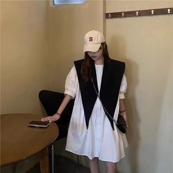 Τριγωνικός σάλι με ψεύτικο γιακά — Sartonman μαλλί, για παιδιά, άνοιξη 2025