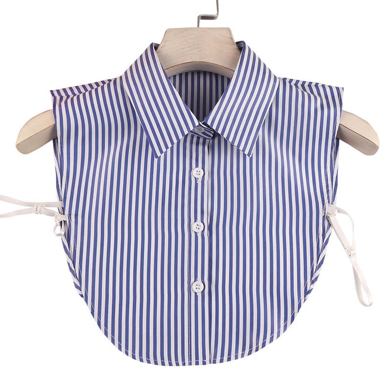 Odvojivi prugasti ovratnik za košulju, dekorativni dodatak za jesen/zimu, materijal poliester, podstava poliester, stil casual/poslovni, brand Yudi Huihui, jesen 2024