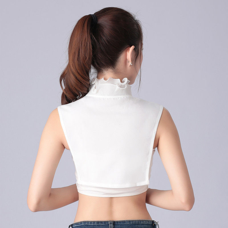 Αποσπώμενο φανταστικό κολάρο για παιδιά με βολάν и κυματιστό τελείωμα, κολάρο που στέκεται (Shatoman, πολυεστέρας, παιδί, άνοιξη 2025)