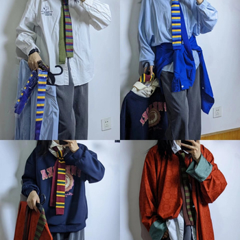 Галстук – Унисекс – Райета – Полиестерна прежда – Пролет 2024 – Тип: цвете за яка