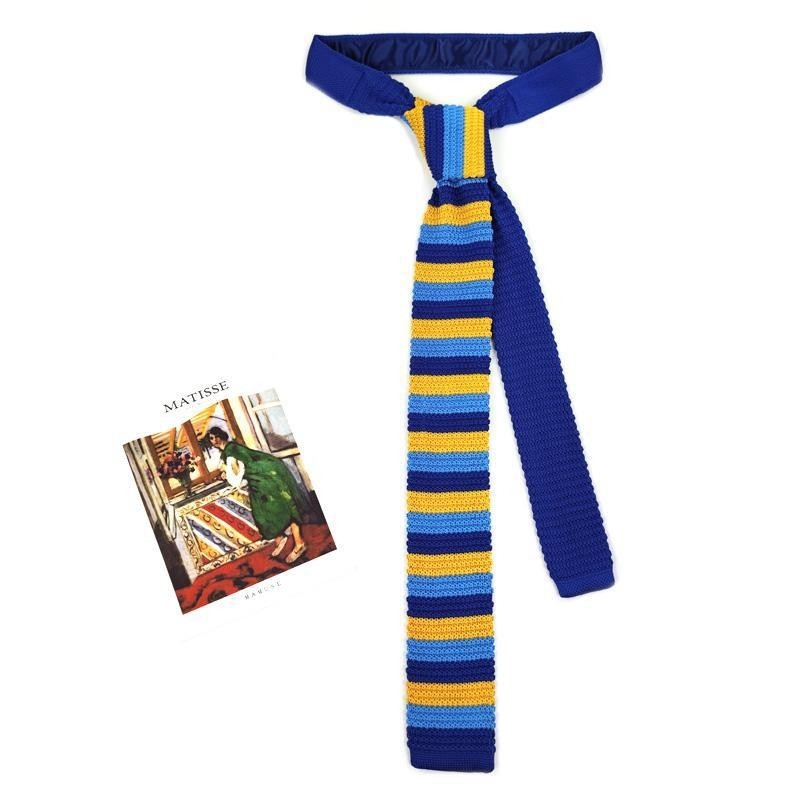 Галстук – Унисекс – Райета – Полиестерна прежда – Пролет 2024 – Тип: цвете за яка