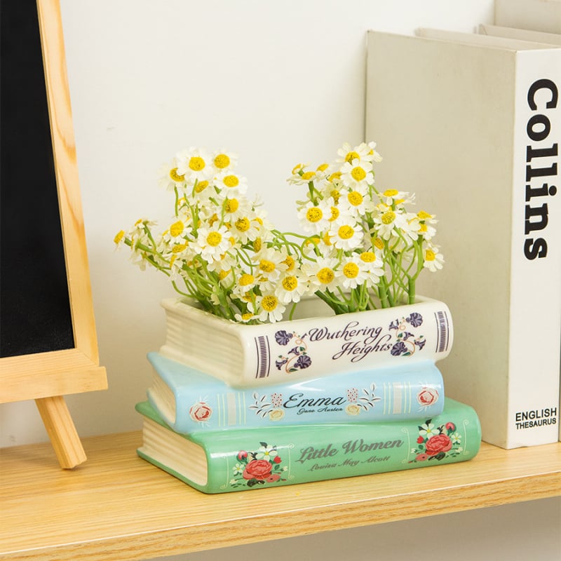 Κεραμικό βάζο γραφείου σε σκανδιναβικό στυλ – βάζο για επιφάνεια εργασίας και σπίτι, μοντέρνος διακοσμητικός