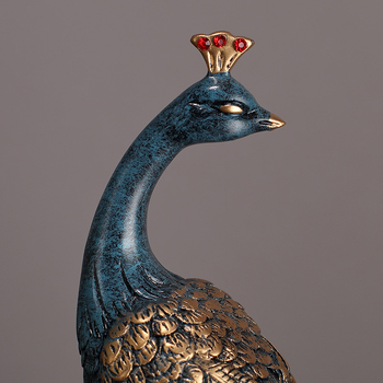Peacock resin ornament — EAZOM, κινεζικού στυλ, κατηγορία ζώων, συσκευασία από χαρτόνι