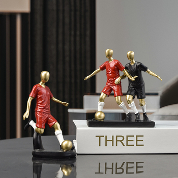 Figurină de fotbalist din rășină – Nordic Mini pentru decorul casei, Material: Plastic/Rășină, Categorie: Personaje