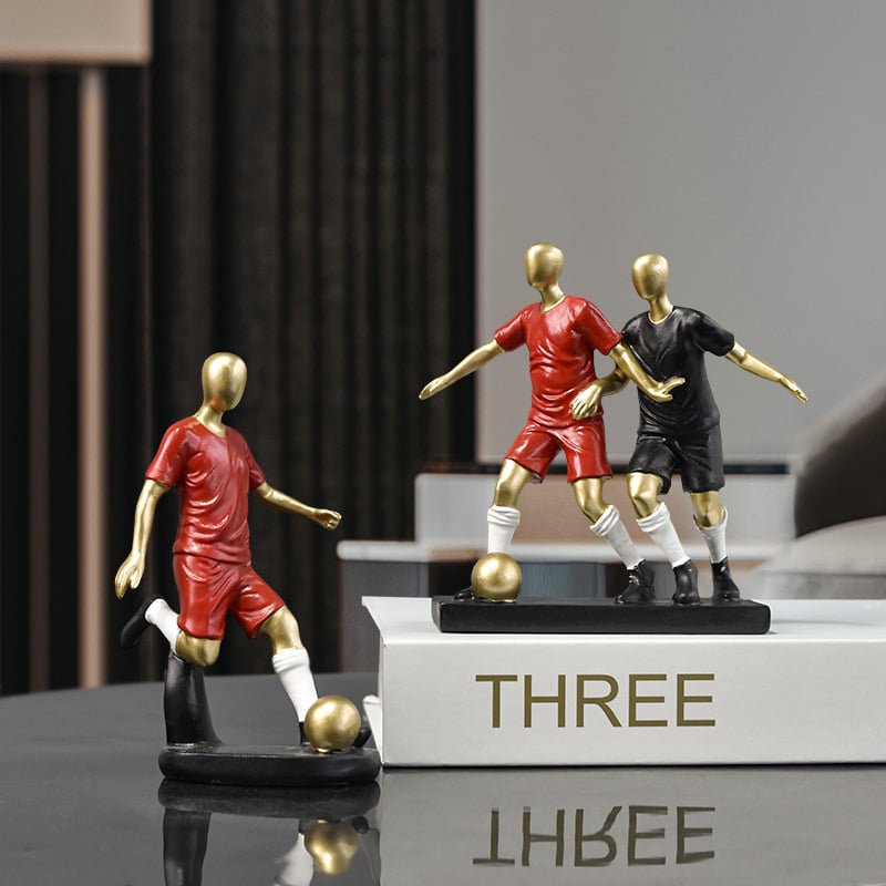 Figurină de fotbalist din rășină – Nordic Mini pentru decorul casei, Material: Plastic/Rășină, Categorie: Personaje