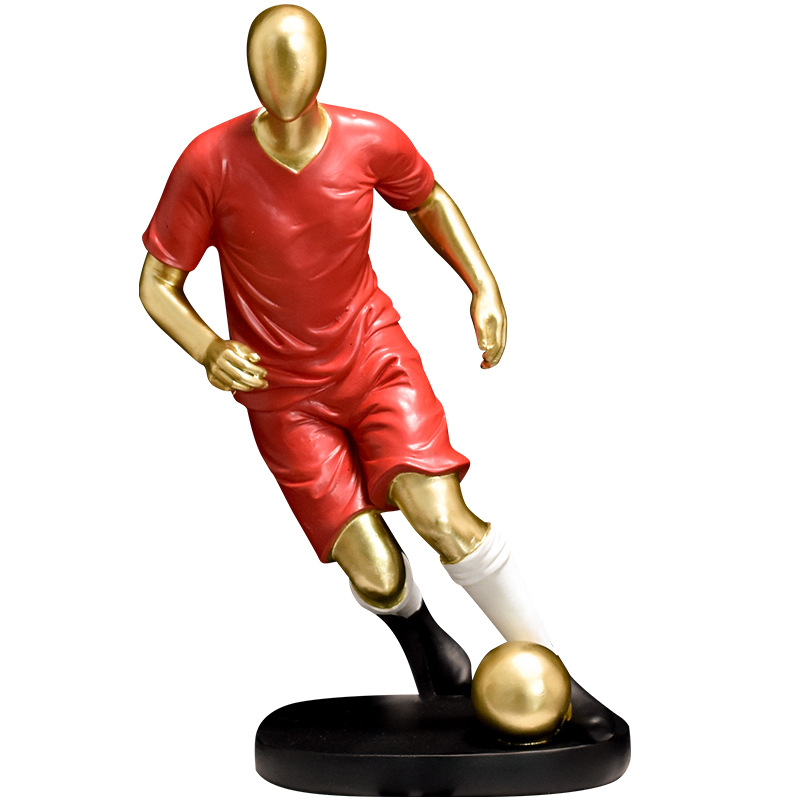 Figurină de fotbalist din rășină – Nordic Mini pentru decorul casei, Material: Plastic/Rășină, Categorie: Personaje
