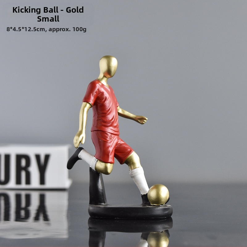 Figurină de fotbalist din rășină – Nordic Mini pentru decorul casei, Material: Plastic/Rășină, Categorie: Personaje