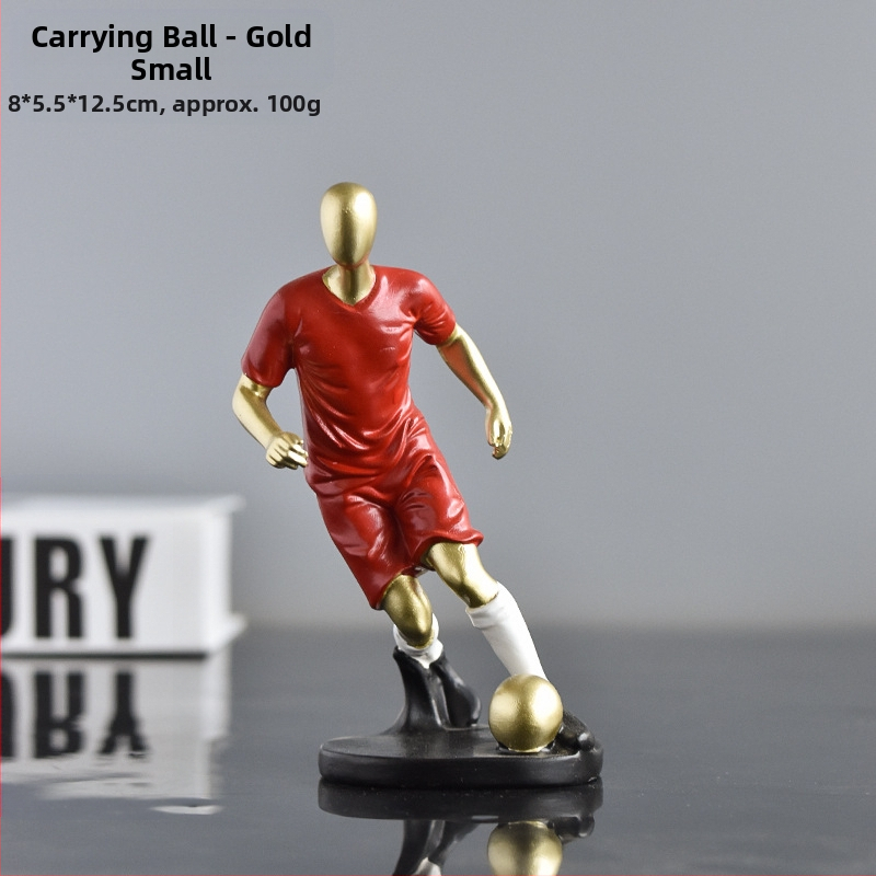 Figurină de fotbalist din rășină – Nordic Mini pentru decorul casei, Material: Plastic/Rășină, Categorie: Personaje