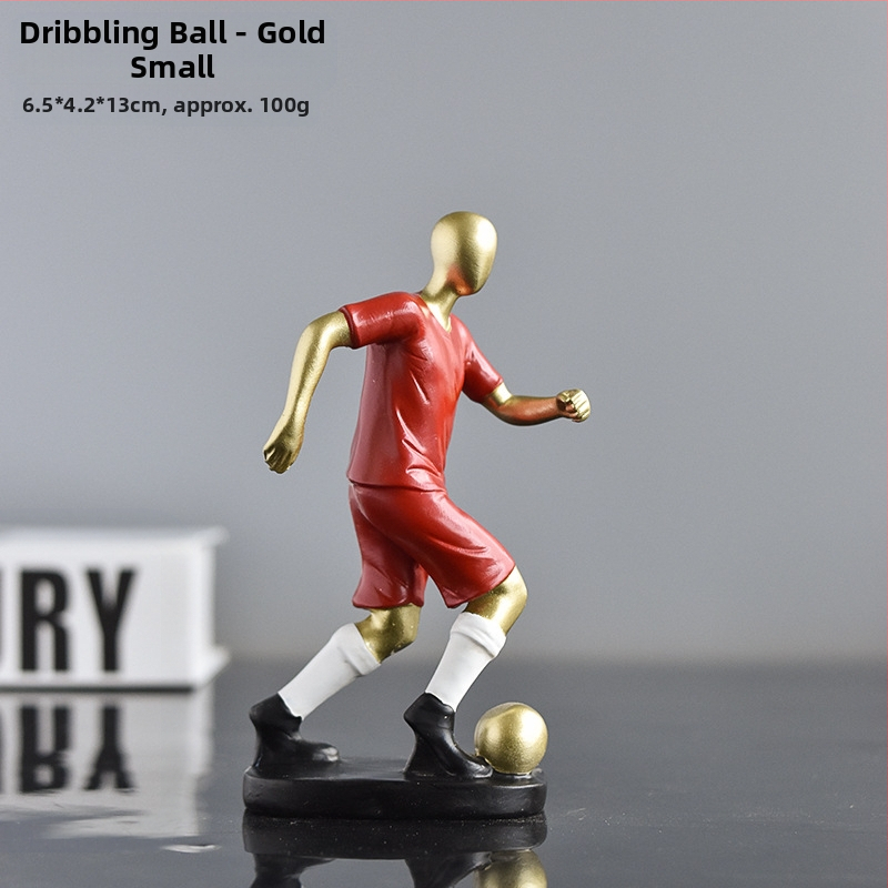 Figurină de fotbalist din rășină – Nordic Mini pentru decorul casei, Material: Plastic/Rășină, Categorie: Personaje