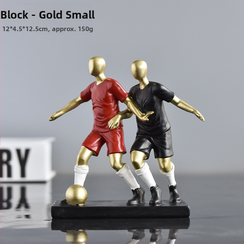Figurină de fotbalist din rășină – Nordic Mini pentru decorul casei, Material: Plastic/Rășină, Categorie: Personaje