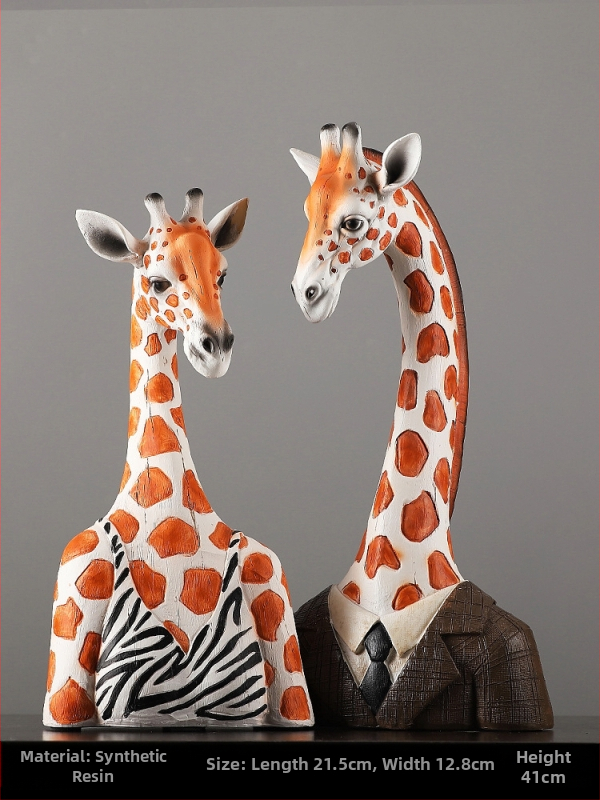 Ornament zebra în stil nordic pentru decorul sufrageriei, rekvizit pentru vitrină, sculptură vintage din rășină sintetică