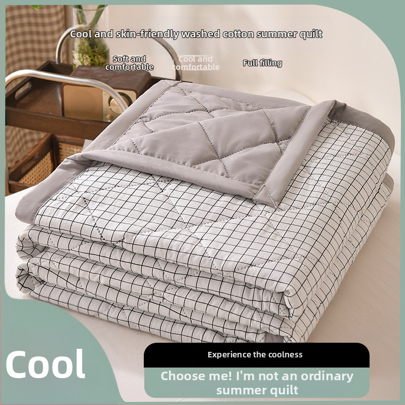 Plovita medvilninė vasaros antklodė su reaktyviu dažymu, 1.0–1.25 kg, japonų stilius, ultragarsinis reljefas