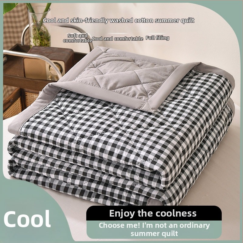 Plovita medvilninė vasaros antklodė su reaktyviu dažymu, 1.0–1.25 kg, japonų stilius, ultragarsinis reljefas